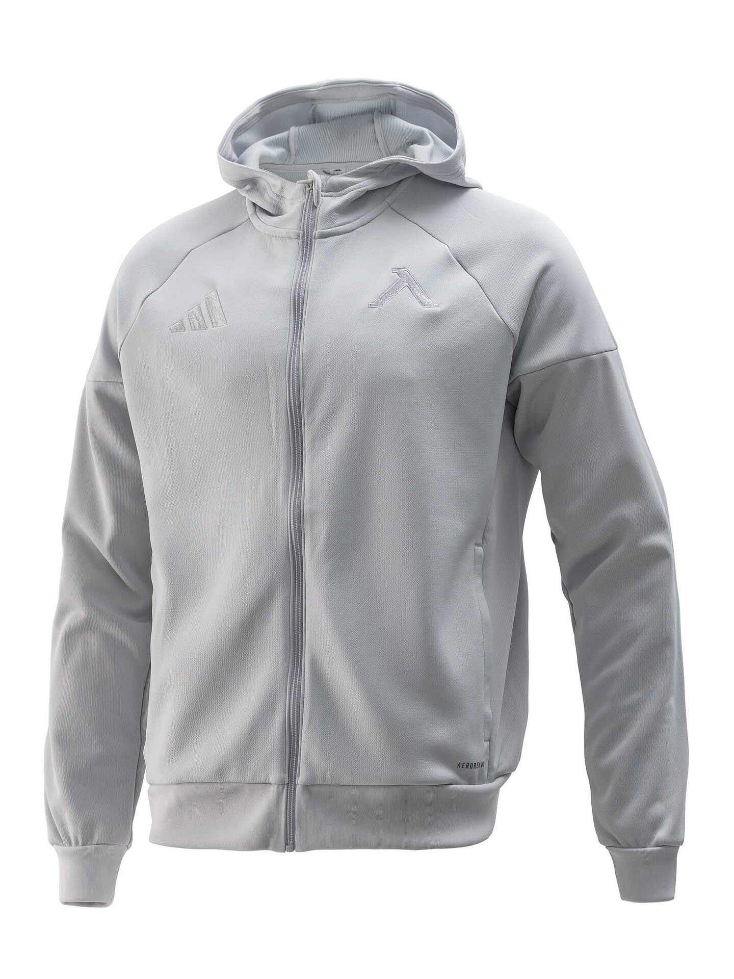 WORLD SPORTS GOODS ユニフォーム L ENATSU 28 Суитшърт Full-Zip Hoodie (grey)
