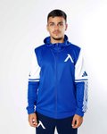 saul② Мъжки суитшърт с цял цип SQ25 Blue